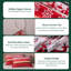 Deer Snowflake Lightweight Microfiber Christmas Duvet Cover Set 3 Pieces-101686019