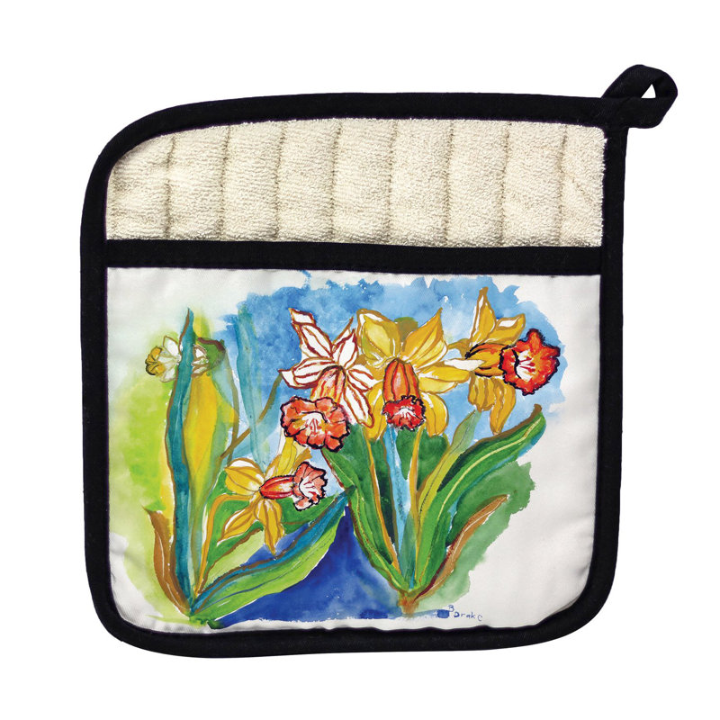 Cuisinier poignée daffodils intérieure betsy drake
