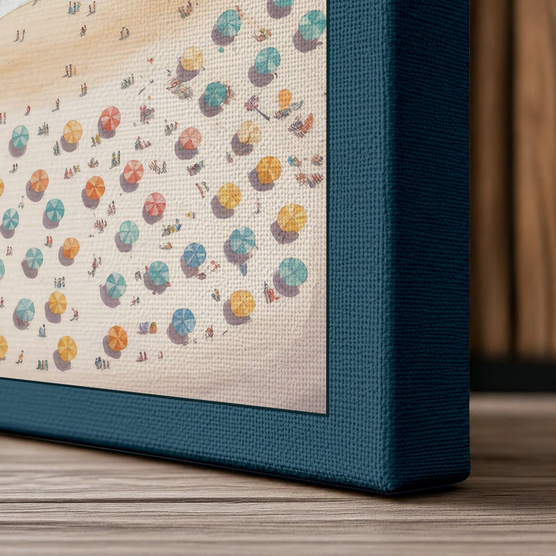Print, 18x12 - 45.7 x 30.5 cm, Teal Border