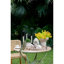9.3X9x8.7" Sand And Cement Coral Planter With Textured Beige Finish