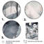 «Grey Cream Nordic Village», reproduction sur toile-772983420-772983419