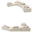 Canapé modulaire surdimensionné rembourré de mousse Breydan-755057028