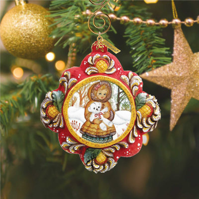 Treasured Memories 3'' Handmade Resin Holiday Shaped Ornament