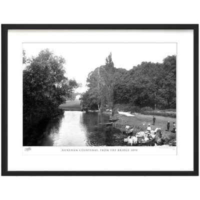 Nuneham Courtenay, From The Bridge 1890 by Francis Frith - Single Picture Frame Print