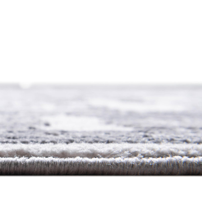 Tapis traditionnel urbain couleur pierre, Octogone 5 pi 3 po
