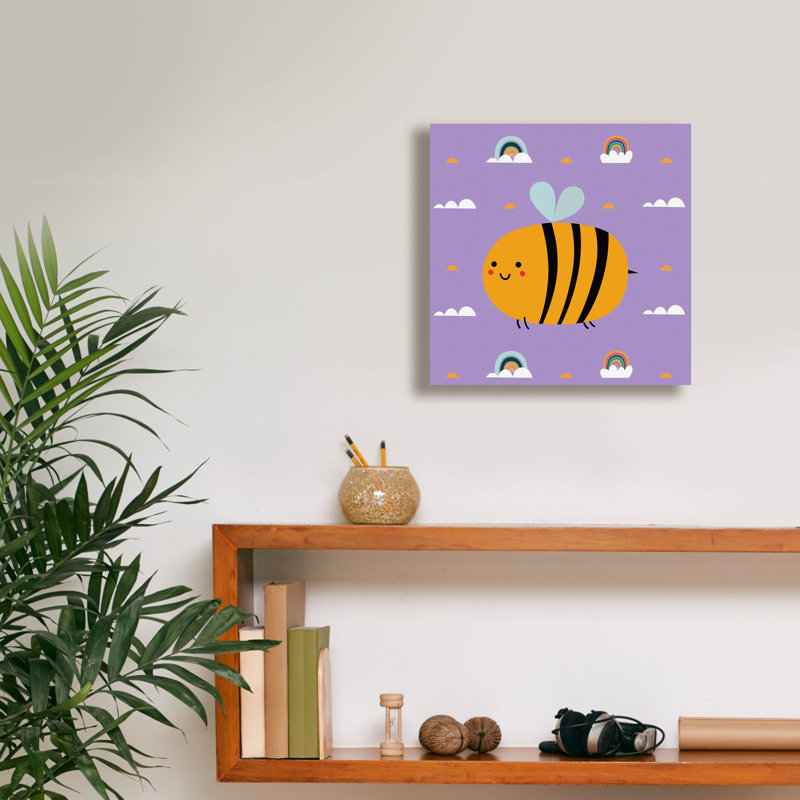 «Cute Bee» par Epic Graffiti Portfolio, H 12 po x l 12 po x P 0,75 po