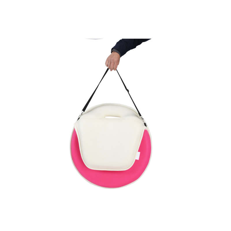 Chaise pliante d'intérieur / extérieur Quick Chair, Rose / blanc