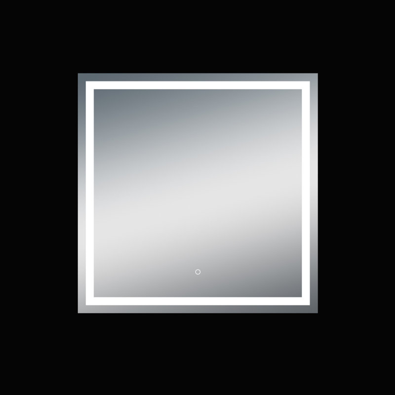 Quiles Flat Wall Mirror, 40" x 39.25"
