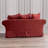 Simple Red Casual Sofa-109743536