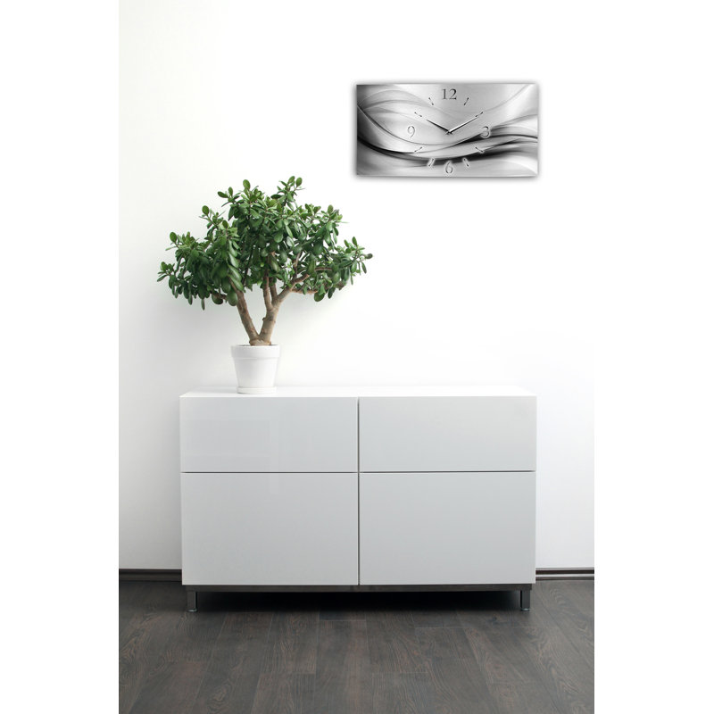 Metal Wall Clock, 50cm H x 25cm W x 5cm D