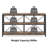 55” Industrial Console Table With Storage Shelves – Rustic Brown 4-Tier Sofa Table Behind Couch, Narrow Entryway Table With Open Display Shelves For Living Room, Hallway, Tv Stand Use
