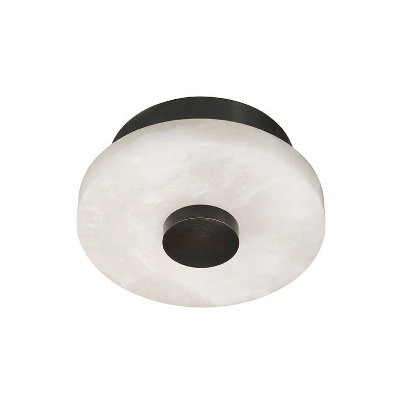 Moers Mini Flush Mount, English Bronze, 6.35" H x 17.78" W x 17.78" D