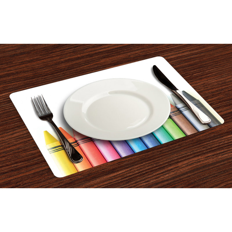 Polyester Abstract Rectangle Placemat