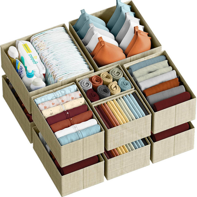 Rebrilliant Drawer Organizer Clothes - Drawer Organizer Clothes Set Of 12%2CClothes Organizer And Storage Organization Or Drawer Organizers