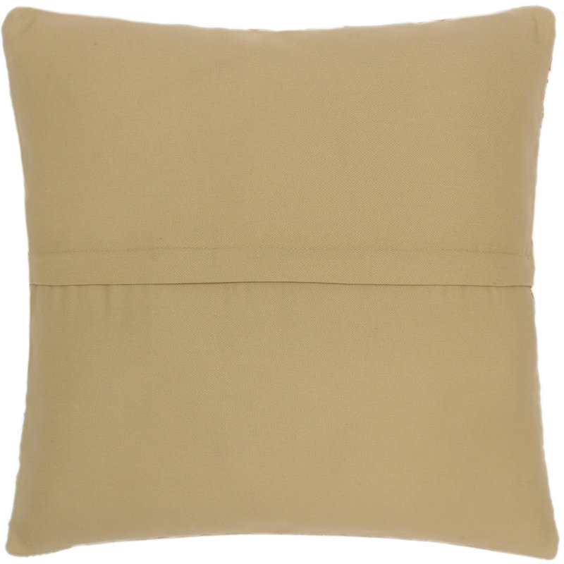 Southwestern Turkish Hand Woven Wool and Cotton Kilim Pillow