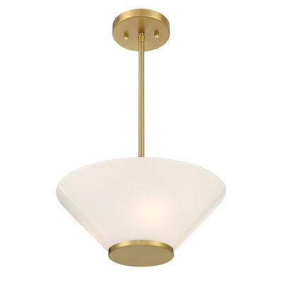 Hashimoto 3-Light Convertible Semi-Flush or Pendant 