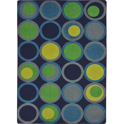 Circle Back Geometric Tufted Area Rug