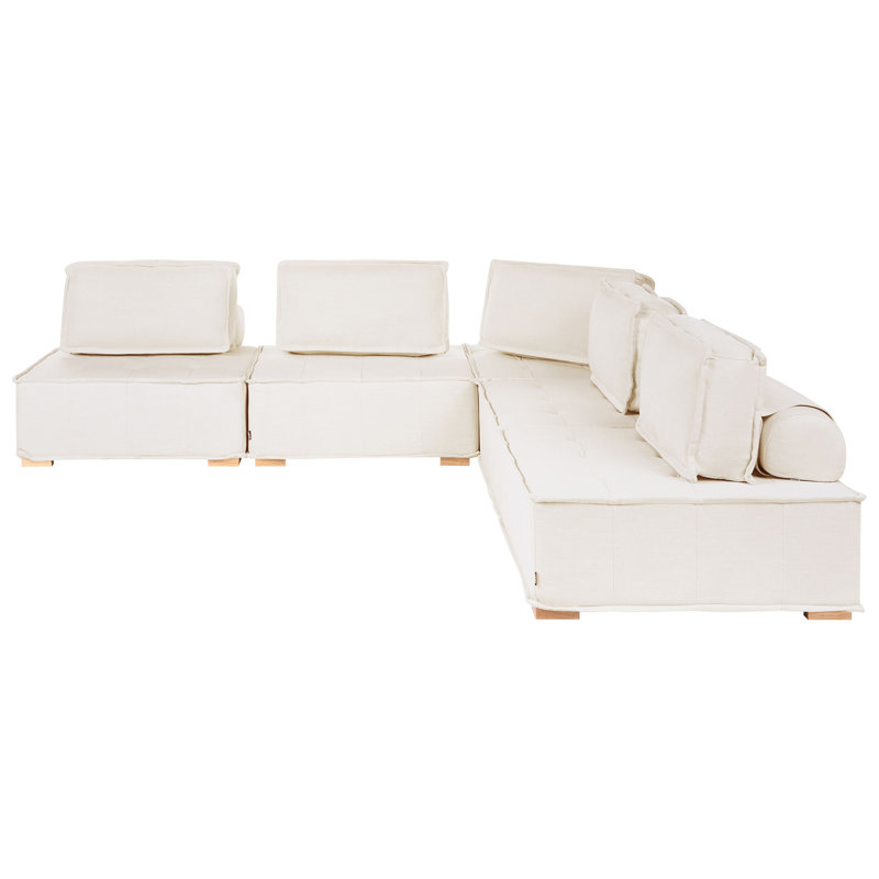TIBRO Sectional, Left Hand Facing, Off White