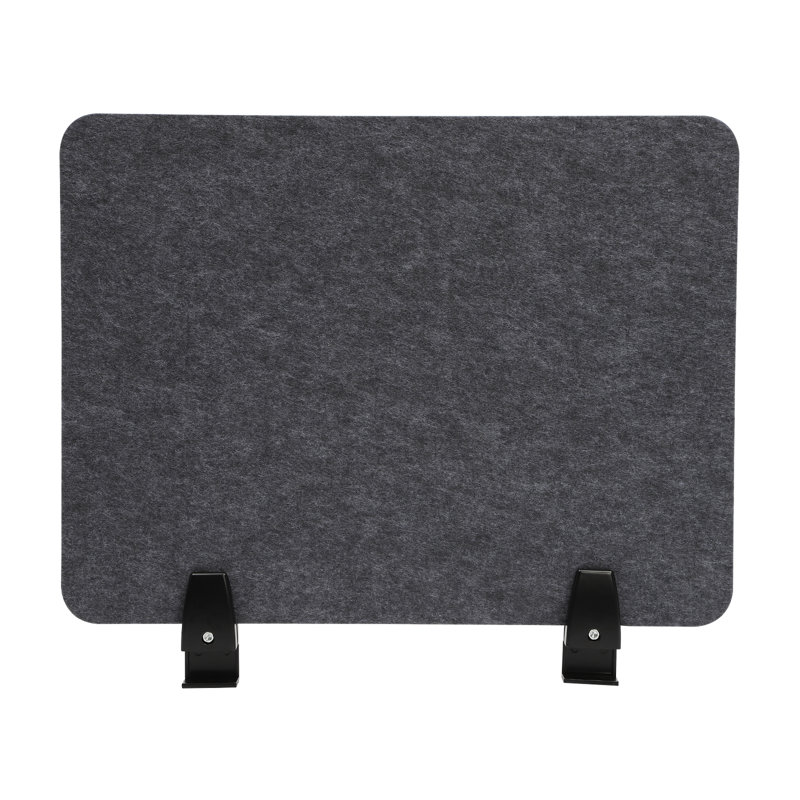 Cloison de bureau en polyester, Gris anthracite
