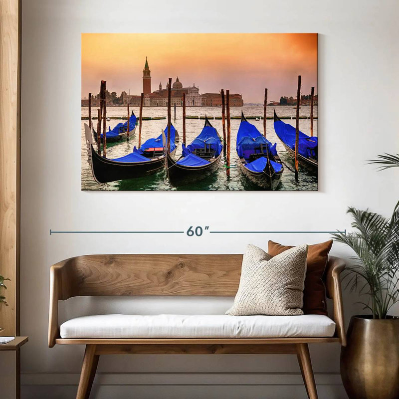 Mehar Venice Gondolas Sunset
