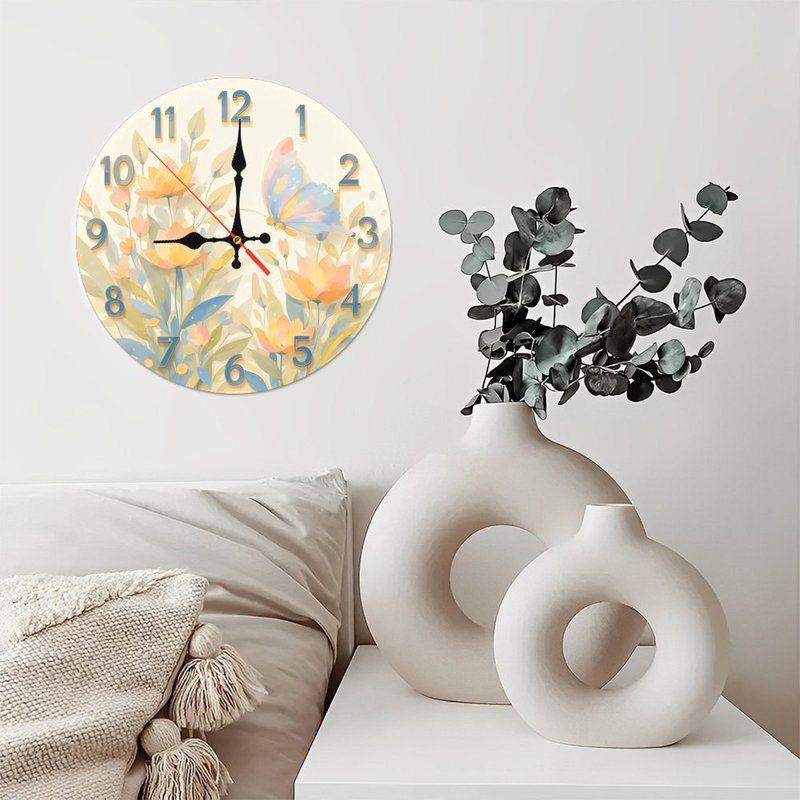 Horloge papillon