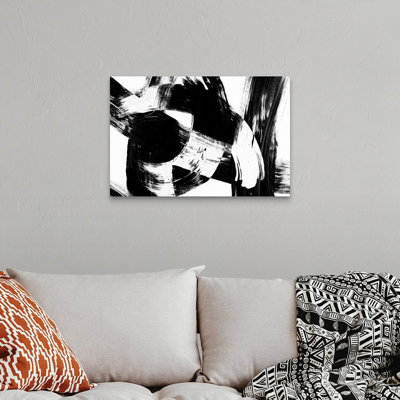 «Black and White Ohs» par Inconnu - reproduction d'art sur toile