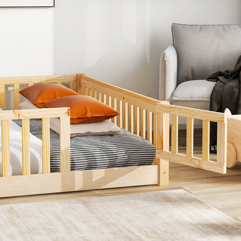 Lit plateforme 17,63 po Falca, Naturel