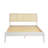 Crawford Modern Solid Wood Bed with Natural Woven Cane Headboard-88069949-67960621