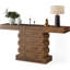 Console 63 pouces en bois rustique brun