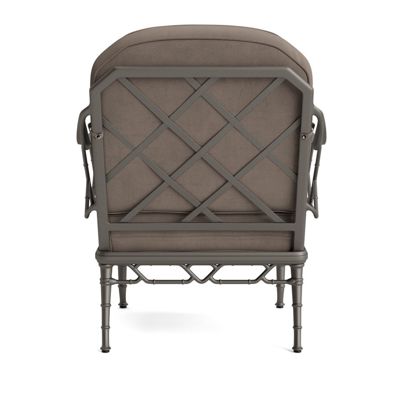 Calcutta Outdoor Lounge Chair, Mica, Fusion Neptune