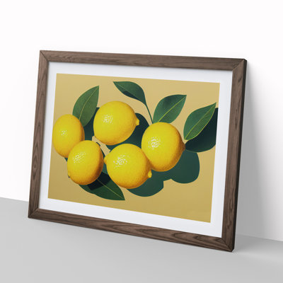 Citrus Fruit Lemons Vol.1 - Single Picture Frame Print