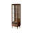 Modern Nut-Brown Solid Wood Display Stand