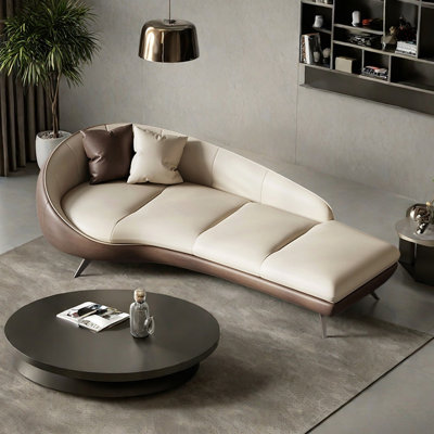 Chaise longue d'intérieur moderne et minimaliste