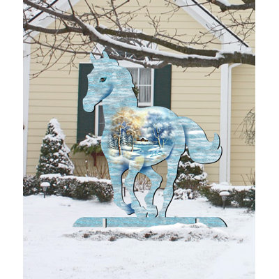 Art de jardin paysages pony running