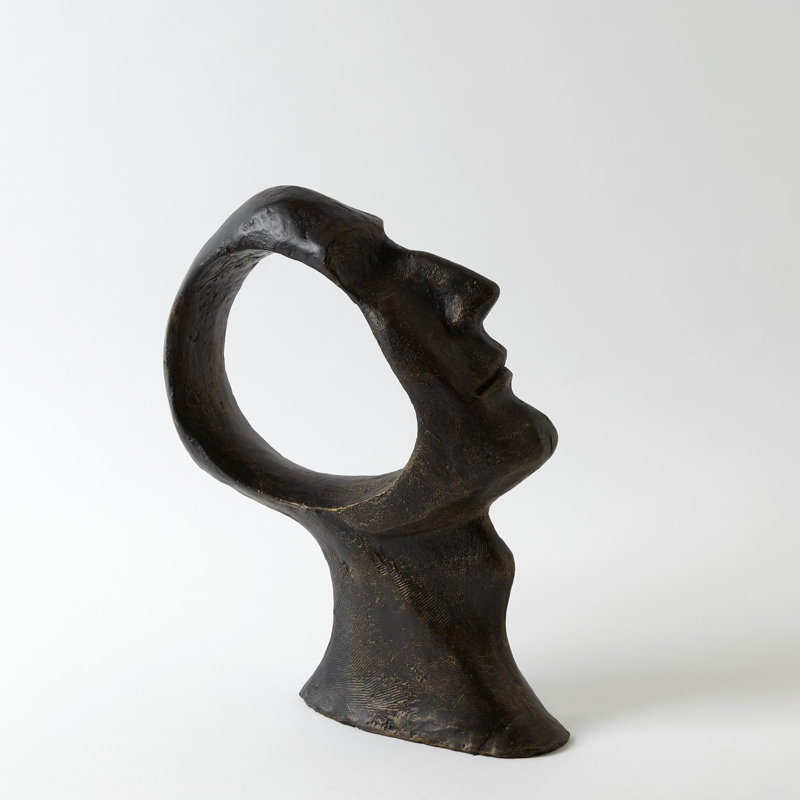 Hollow Head Man-Lg, 13" H x 11" W x 4" D