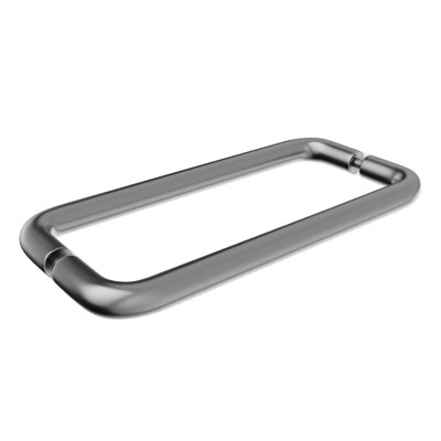 Brixwell TB-20BTB-SA 20 Inches Center To Center Standard Tubular Shower Towel Bar Back to Back Mount Without Washers Satine