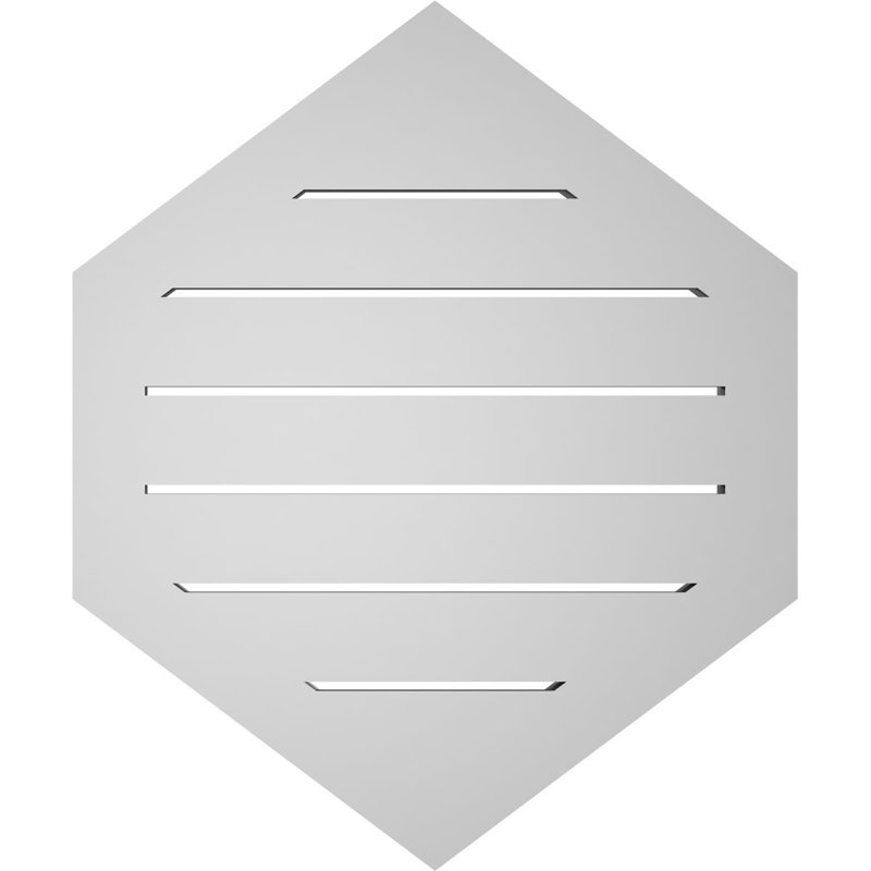 Pente verticale verticale en uréthane 9 pi, H 24 po x l 20 po x P 1,5 po