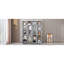Grand lit escamotable mural avec portes de rangement-1779353306