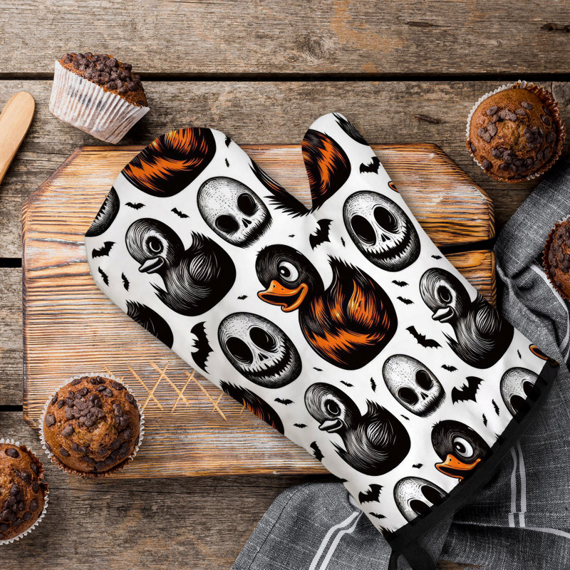 Croisé en coton Haunted Ducks