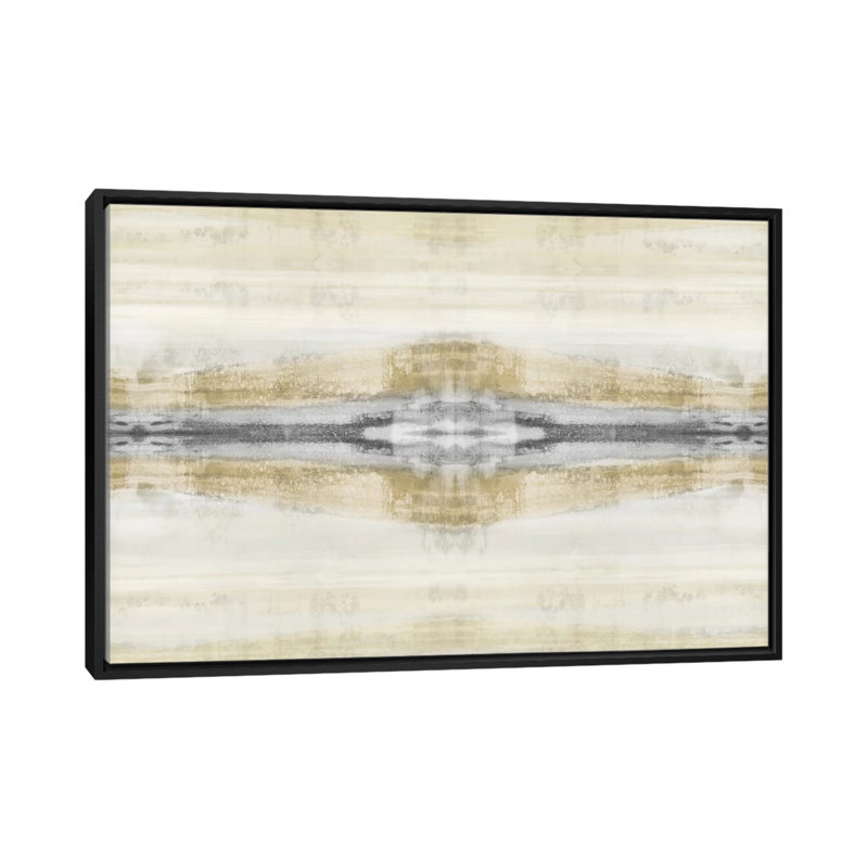 «Symmetry I», impression sur toile, H 18 po x l 26 po x P 1,5 po, Toile encadrée noire, Pas de tapis