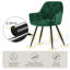 Velvet Tufted Upholstered Armchair Runge 50cm H-823299354