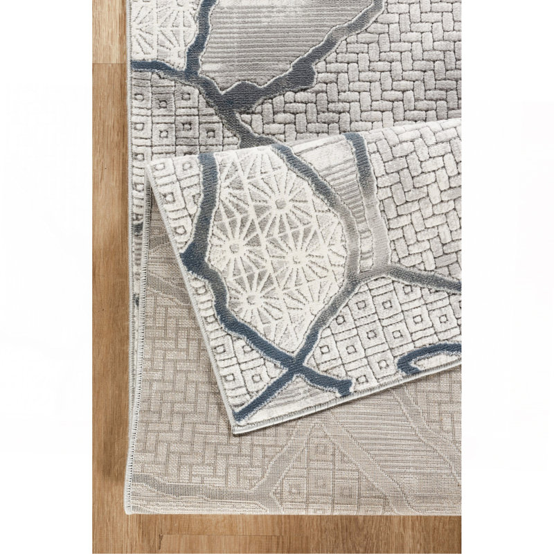 Gray Area Rug, Runner 2'7" x 9'10"