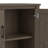Ela SOLID WOOD 32W Storage Cabinet With Doors Set Of 2 In Smoky Brown
