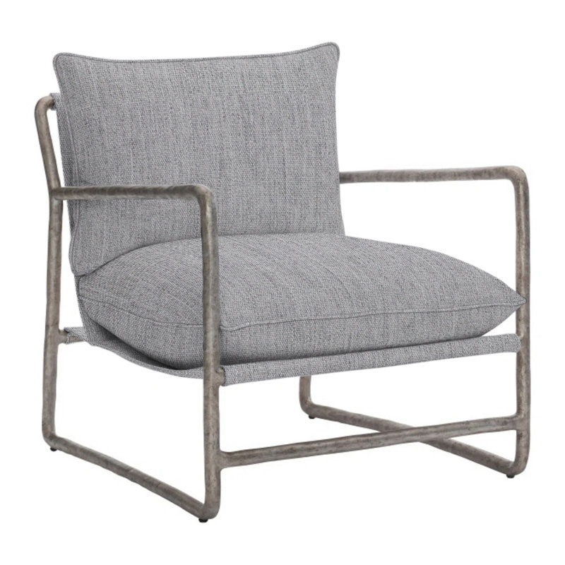 Sorrento Swivel Patio Chair with Cushions, Canvas Granite Sunbrella® Canvas