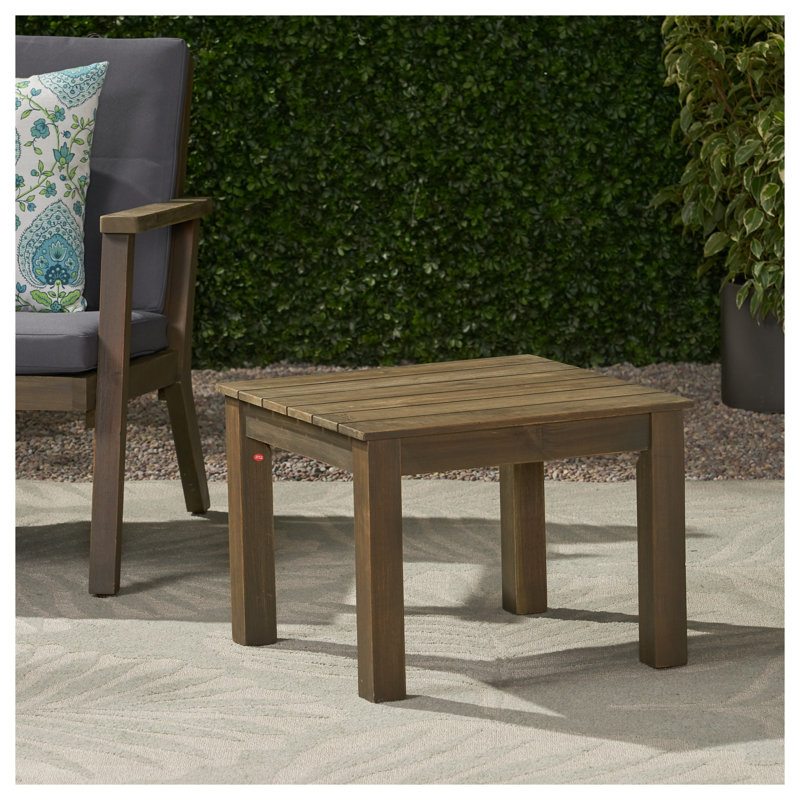 Table d'appoint en bois gris Temecula