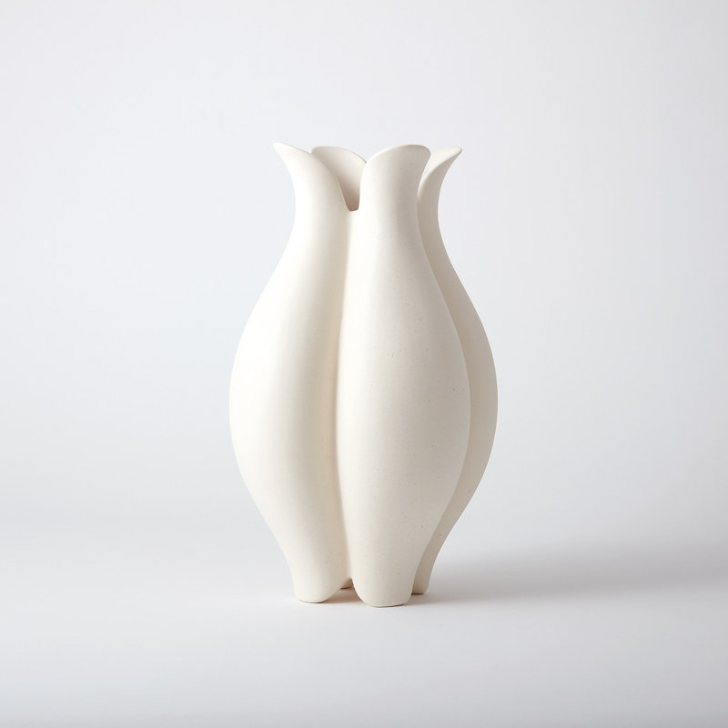 Pond Vase, 17" H x 10" W x 8.25" D
