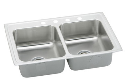 Gourmet 23" L x 17" W Top Mount Kitchen Sink