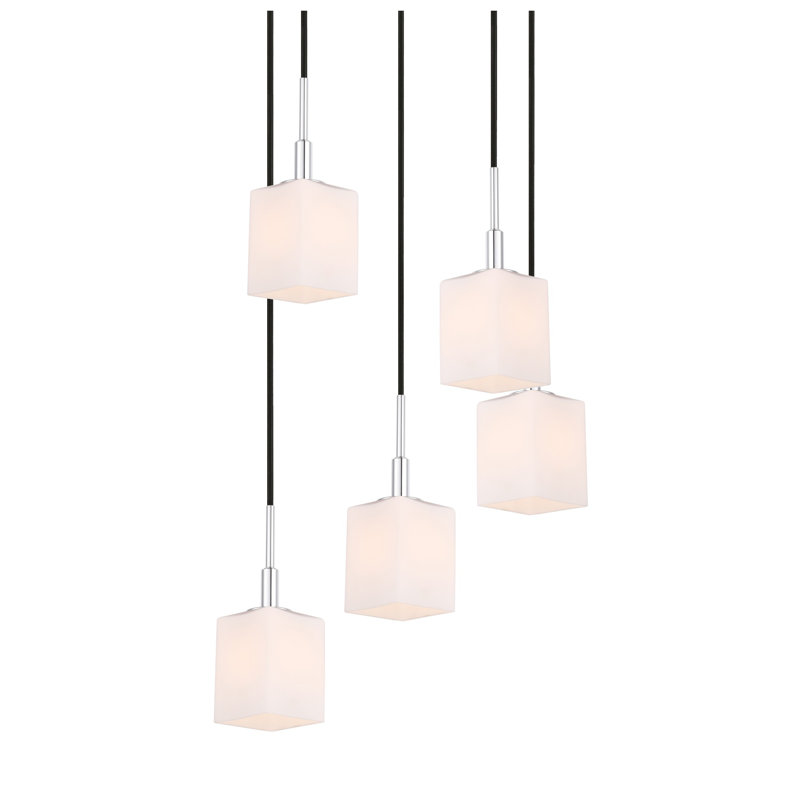 Thiede 5 - Light Cluster Pendant, Chrome