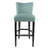 Upholstered Counter Stool with Solid Wood Frame-48367412
