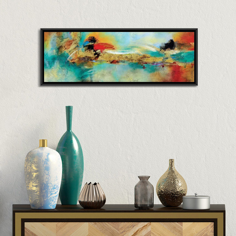 « somnus ii », impression sur toile, H 12 po x l 36 po x P 1,5 po, Toile avec cadre noir